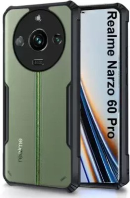 Vlmbr mobilecover Back Cover for Realme Narzo60ProRealmeNarzo 60 Pro5GBlack Dual Protection, Hybrid Sleek armor(Black, Camera Bump Protector, Pack of: 1)