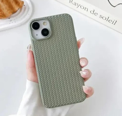 PV ENTERPRISES Back Cover for Apple iPhone 14(Green, Silicon, Pack of: 1)
