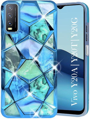 SRV Back Cover for VIVO Y20/Y20A/Y20G(Blue, 3D Case, Pack of: 1)