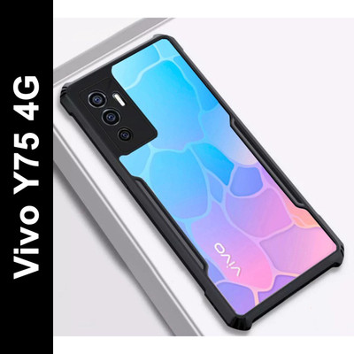 Ammuhub Back Cover for Vivo Y75 4G(Transparent, Shock Proof, Pack of: 1)