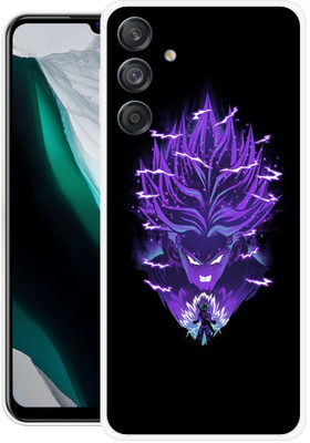 play fast Back Cover for SAMSUNG Galaxy M55 5G, VEGETA, GOKU, DRAGON, BALL, Z(Purple, Flexible, Silicon, Pack of: 1)