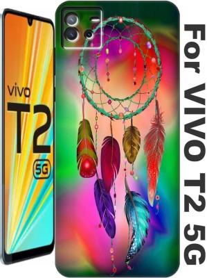 StroFit Back Cover for Vivo T2 5G 2819(Multicolor, Dual Protection, Silicon, Pack of: 1)