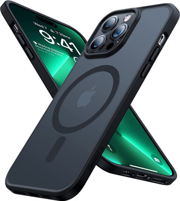 Caseex Back Cover for APPLE iPhone 15 Pro Max, Caseex Matte Magnetic Back Cover For iPhone 15 Pro Max(Black, Magsafe, Pack of: 1)