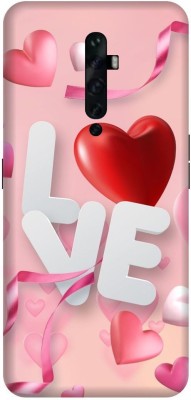 VS PRINT LINK Back Cover for OPPO Reno 2Z ,CPH1945 ,Flower, Red Roses,Abstract,Texture,Colourful Love Couples,Printed(Pink, Hard Case, Pack of: 1)