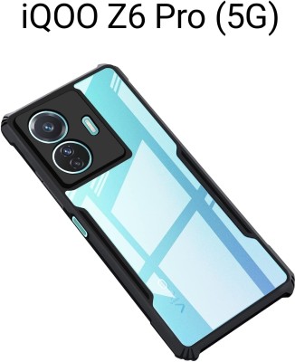 kartflesh Back Cover for iQOO Z6 Pro (5G) / Vivo T1 Pro (5G), Transparent Back cover, Protective Design, Grip Case(Transparent, Flexible, Pack of: 1)