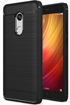 SRT Back Cover for Mi Redmi Note 4(Black, Pack of: 1)