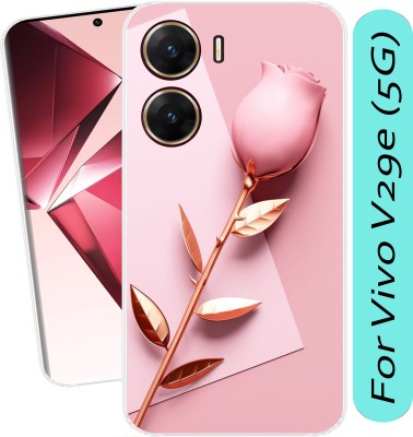 CaseZill Back Cover for Vivo V29e (5G)(Transparent, Flexible, Silicon, Pack of: 1)