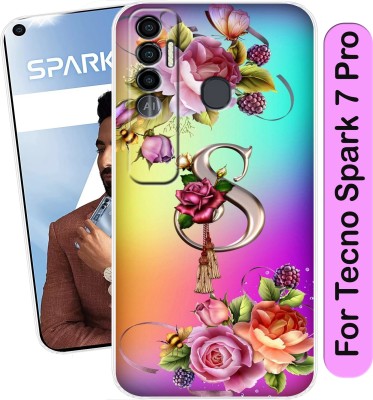 Goldista Back Cover for Tecno Spark 7 Pro(Transparent, Flexible, Silicon, Pack of: 1)