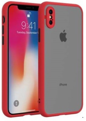 TELESHIELD Back Cover for Apple iPhone XS Max(Red, Hard Case, Pack of: 1)