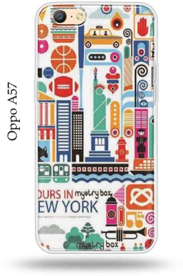 Mystry Box Back Cover for Oppo A57(Multicolor, Shock Proof, Silicon, Pack of: 1)