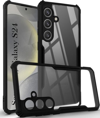 Spectacular ace Back Cover for SAMSUNG Galaxy S24, SAMSUNG Galaxy S24 5G(Transparent, Black, Shock Proof, Silicon, Pack of: 1)