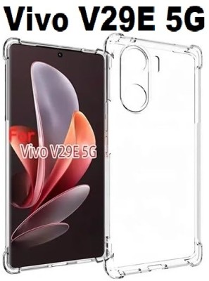 VALKAR Back Cover for vivo V29e(Transparent, Grip Case, Silicon, Pack of: 1)