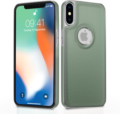 Pikkme Back Cover for Apple iPhone X(Green, Camera Bump Protector, Pack of: 1)