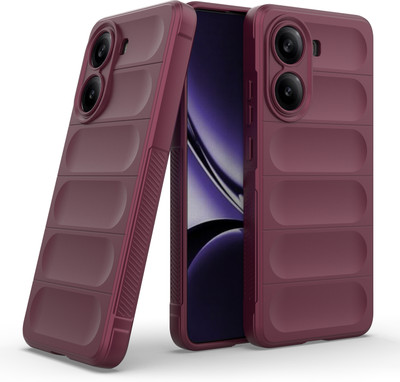 GLOBAL NOMAD Back Cover for Poco X7 Pro 5G(Maroon, 3D Case, Silicon, Pack of: 1)