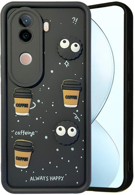 Mobile Mart Back Cover for vivo V40e 5G(Black, 3D Case, Silicon, Pack of: 1)