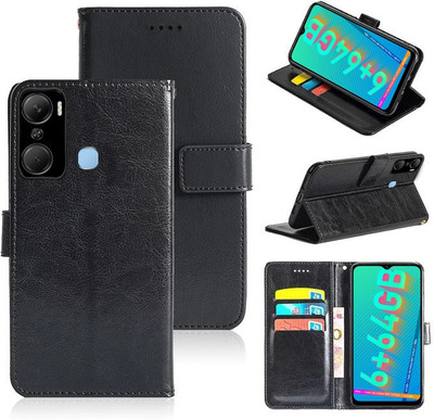 BOZTI Back Cover for Infinix Hot 12 Pro(Black, Dual Protection, Pack of: 1)