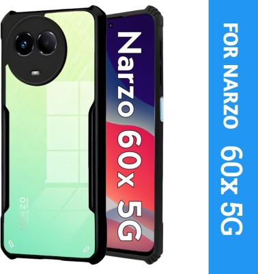 Mezokart.com Back Cover for realme Narzo 60X 5G(Transparent, Dual Protection, Pack of: 1)