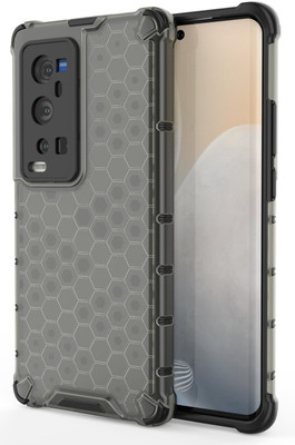 Glasgow Back Cover for Vivo X60 Pro Plus(Black, Shock Proof, Pack of: 1)