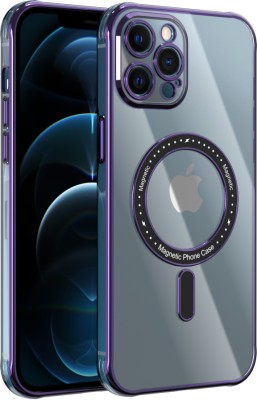 CaseMuse Back Cover for Apple Iphone 12 Pro Max(Purple, Shock Proof, Pack of: 1)
