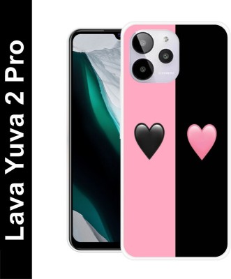 artocus Back Cover for LAVA YUVA 2 PRO(Black, Pink, Silicon, Pack of: 1)