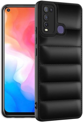 CASEHYP Back Cover for Vivo Y50(Black, Puffer, Silicon, Pack of: 1)