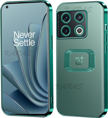 ANTICA Back Cover for OnePlus 10 Pro 5G | Logo View Each Lens with CD Pattern Case(Green, Camera Bump Protector, Silicon, Pack of: 1)