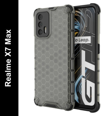 Wellpoint Back Cover for Realme X7 Max(Black, Grip Case, Pack of: 1)