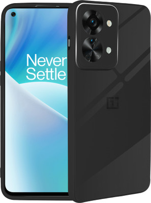 Qcase Back Cover for OnePlus Nord 2T 5G(Black, Camera Bump Protector, Pack of: 1)