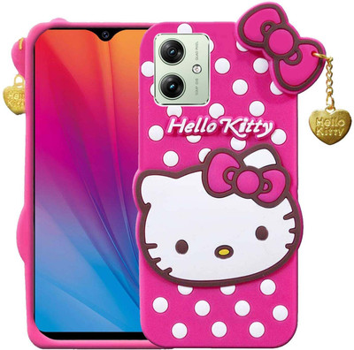 COVERBLACK Back Cover for Moto G54 5G(Pink, Grip Case, Pack of: 1)