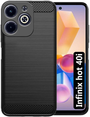SRT Back Cover for Infinix Hot 40i(Black, Pack of: 1)