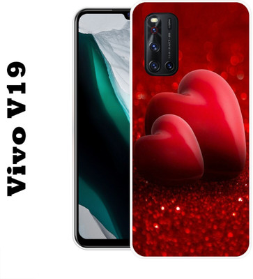 satyman Back Cover for Vivo V19(Multicolor, Dual Protection, Silicon, Pack of: 1)