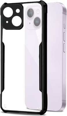 Phone Care Back Cover for Apple iPhone 14(Black, Transparent, Grip Case, Pack of: 1)