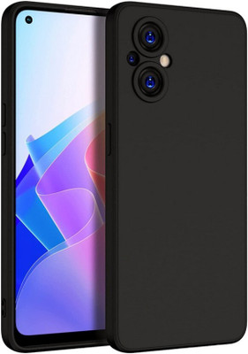 SRT Back Cover for Oppo F21 Pro 5G(Black, Pack of: 1)
