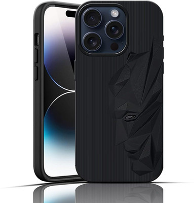 CASEKOO Back Cover for Apple iPhone 15 Pro Max(Black, 3D Case, Silicon, Pack of: 1)