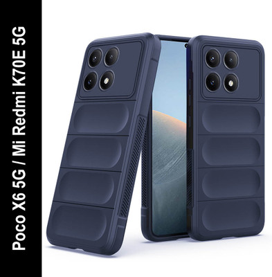 Casotec Back Cover for Poco X6 Pro 5G, Mi Redmi K70E 5G(Blue, Silicon, Pack of: 1)
