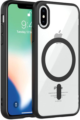 56 CASE AND COVER Back Cover for Apple iPhone XS Max(Black, Pack of: 1)