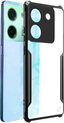 Phone Case Cover Bumper Case for Poco M7 Pro 5G(Black, Transparent, Camera Bump Protector)