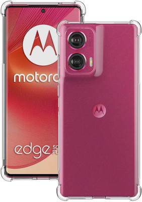 S-Softline Back Cover for Moto Edge 50 Fusion : :Gloss Finish Boom TPU(Transparent, Silicon)