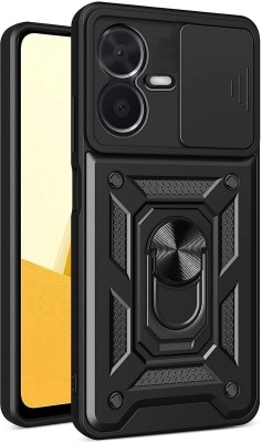 KrKis Back Cover for vivo Y22, Vivo Y22, Vivo Y22s(Black, Shock Proof, Pack of: 1)