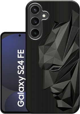 Bonqo Back Cover for SAMSUNG Galaxy S24 FE 5G(Black, Dual Protection, Silicon, Pack of: 1)