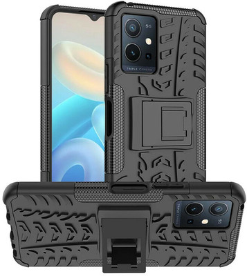 Elica Bumper Case for vivo Y75 5G(Black, Flexible, Pack of: 1)