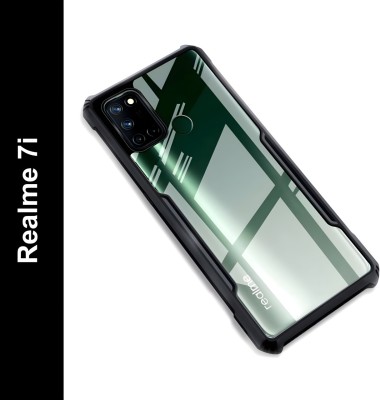 bunny Back Cover for Realme 7i(Transparent, Camera Bump Protector, Pack of: 1)