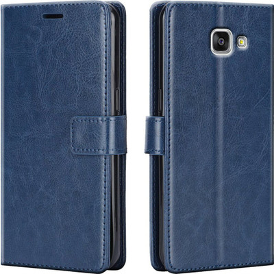 Slugabed Flip Cover for Samsung Galaxy C9 Pro(Blue, Dual Protection, Pack of: 1)