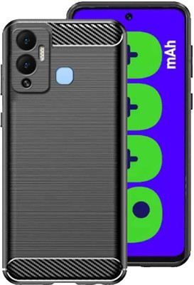 DMJHP Back Cover for Infinix Hot 12 Play(Black, Pack of: 1)