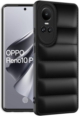 BOZTI Back Cover for Oppo Reno 10 Pro 5G(Black, Puffer, Silicon, Pack of: 1)