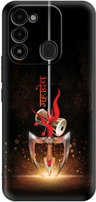 FeelWhiz Back Cover for Tecno Spark Go 2022, Tecno Spark 8C, Tecno Spark 9(Black)