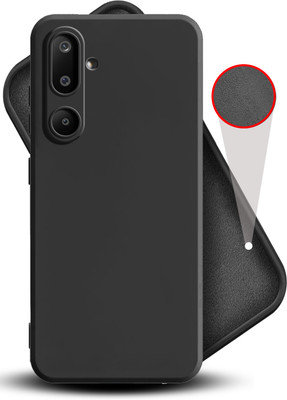 HUPSHY Back Cover for Samsung Galaxy F36 5G(Black, Flexible, Silicon, Pack of: 1)