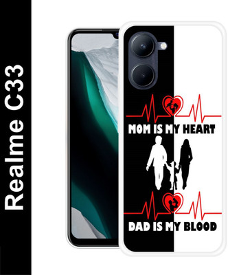 Retroart Back Cover for realme C33(Multicolor, Dual Protection, Silicon, Pack of: 1)
