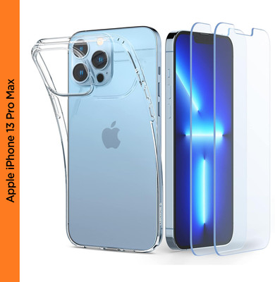 Spigen Crystal Back Cover for Apple iPhone 13 Pro Max(Transparent, Shock Proof, Pack of: 1)