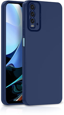 ZAMN Back Cover for REDMI 9 POWER(Blue, Silicon, Pack of: 1)